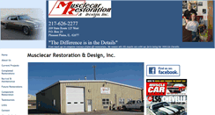 Desktop Screenshot of musclecarrestorationanddesign.com